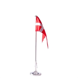 Dåbsflag med rund fod, forkromet, 38,5 cm. - Nordahl Andersen